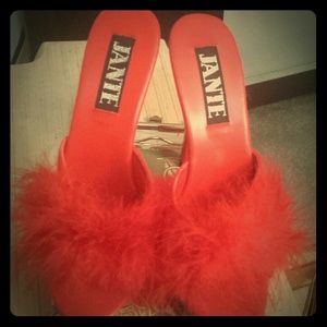 Jante feathered sexy shoes