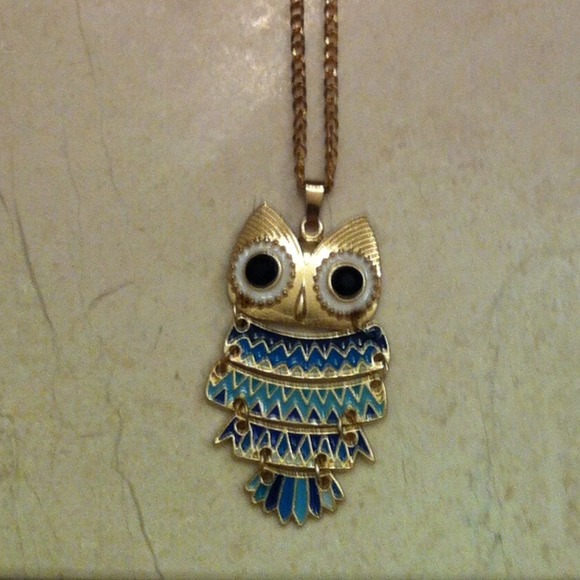 Long Owl Necklace