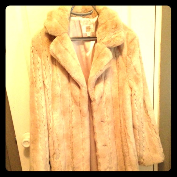 Faux fur coat