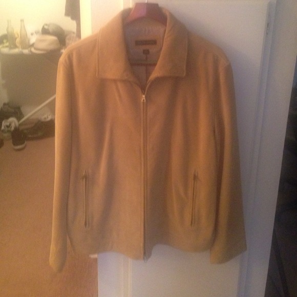 Banana Republic Men's suede leather jacket
