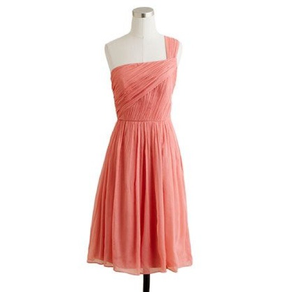 J. Crew Silk Chiffon Petite Lucienne Dress