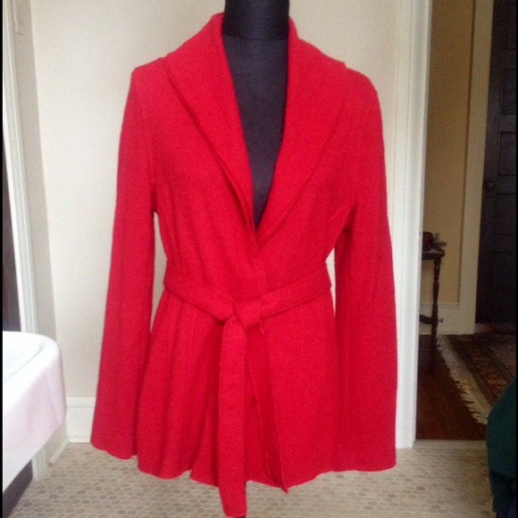 cabi Jackets & Blazers - Red, merlino wool, lightweight jacket