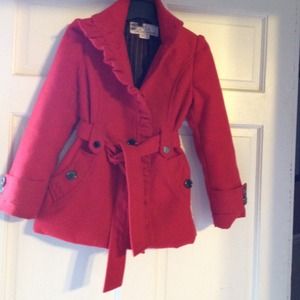 ❎❎❎ Little Girls RED peacoat