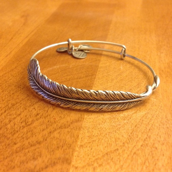 Silver Feather Wrap Alex and Ani Bracelet