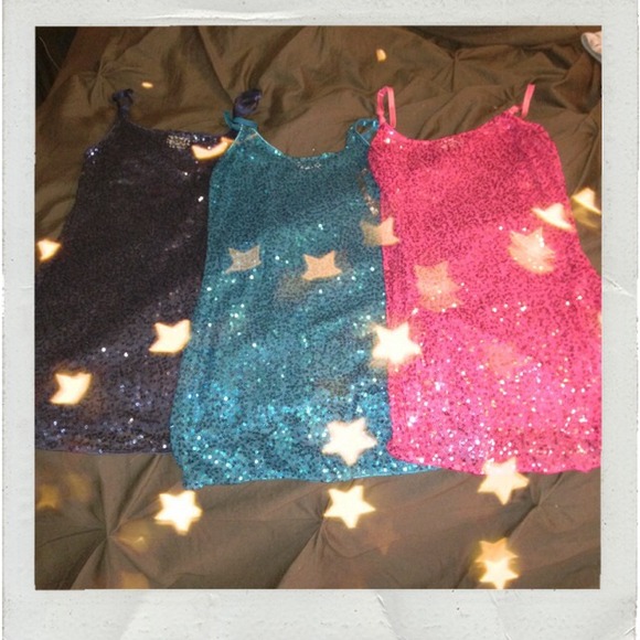 BUNDLE 3 sequin tanks - Picture 1 of 1