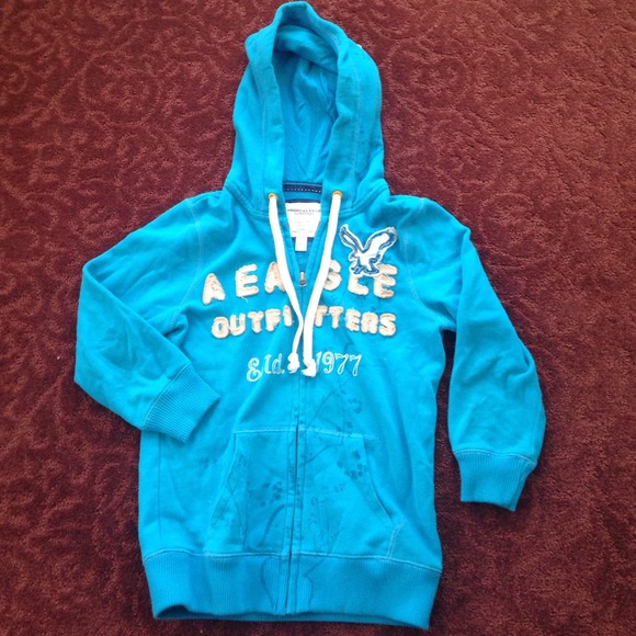 American Eagle hooded zip up