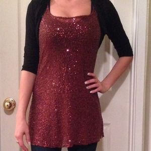 Sparkly sequin tank