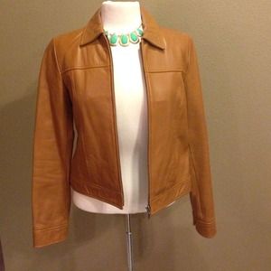 🔸reduced price🔸Ann Taylor 100% Leather Jacket