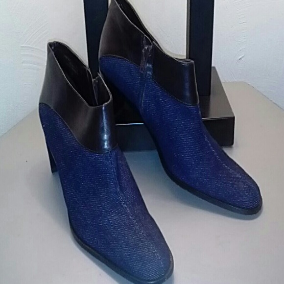 (Etienne Aigner) Denim Ankle Boots
