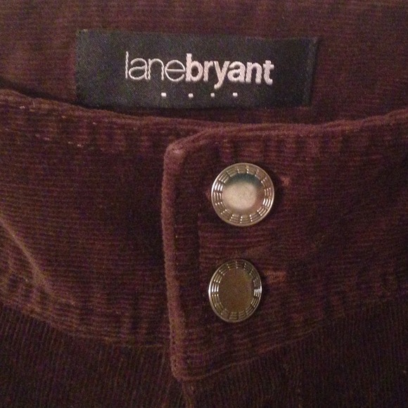 Chocolate brown  corduroy pants.  Size 14 - Picture 2 of 3