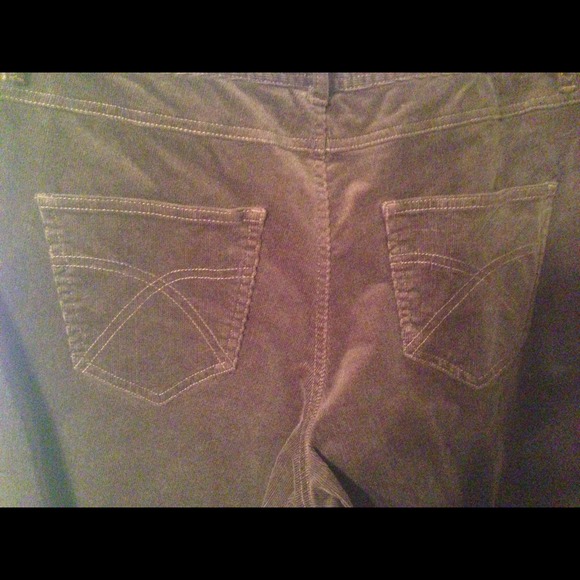 Chocolate brown  corduroy pants.  Size 14 - Picture 3 of 3