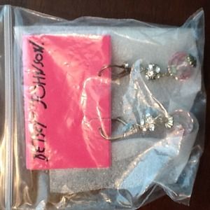 Betsey Johnson Flower Floral Earrings