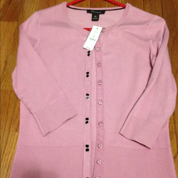 Cardigan white and black marquet