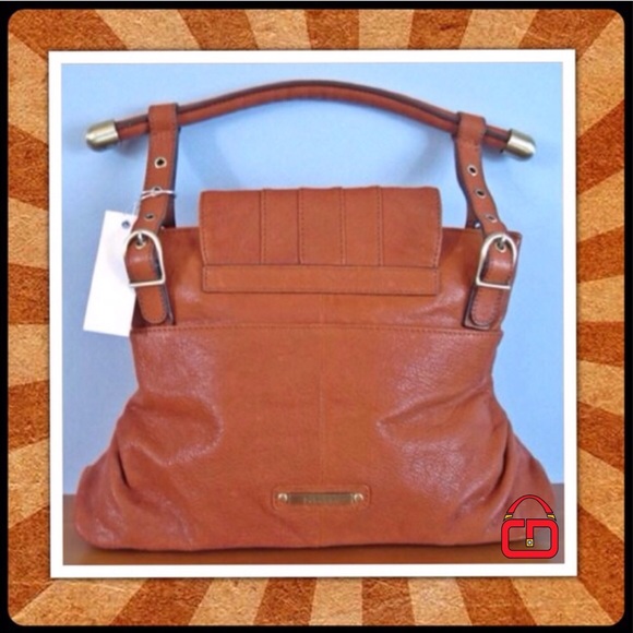 SHIH stephanie lin Brown leather shoulder tote New - Picture 2 of 4