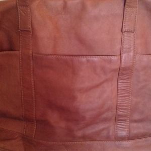 Wilson's Leather Carryall Handbag