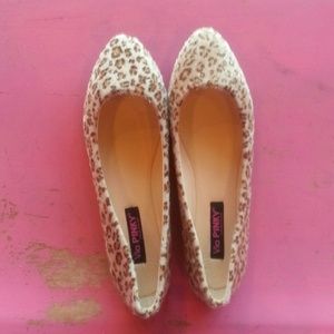 Sold Animal print flats size 8