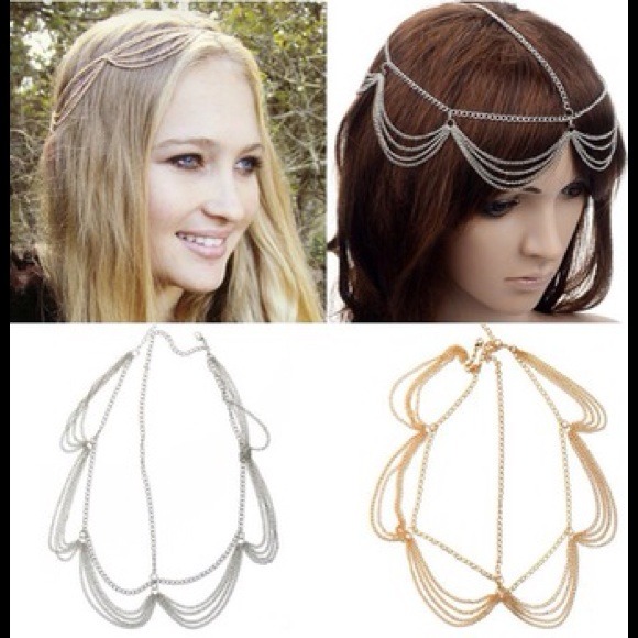 The PRINCESS hairpiece- SILVER - Picture 3 of 4