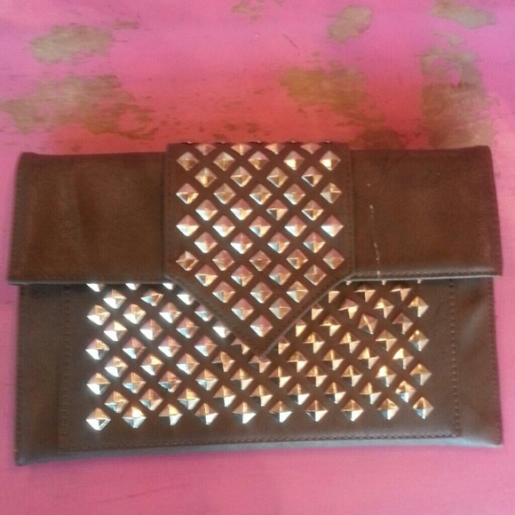 studded clutch!!