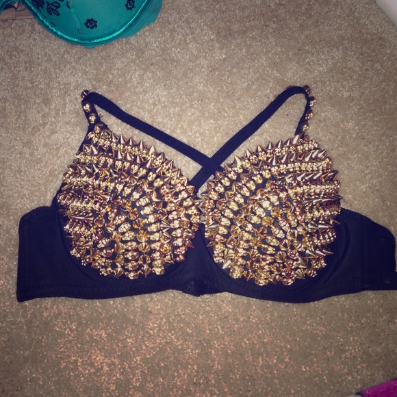 Spike and Skull Bra
