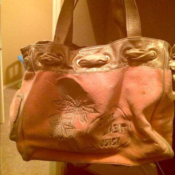 Juicy Couture terry shoulder bag