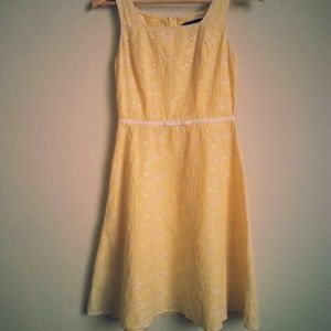 City Triangles Yellow Sun-Dress