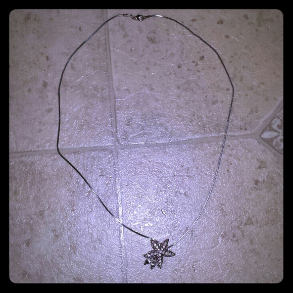 Silver Starfish Necklace