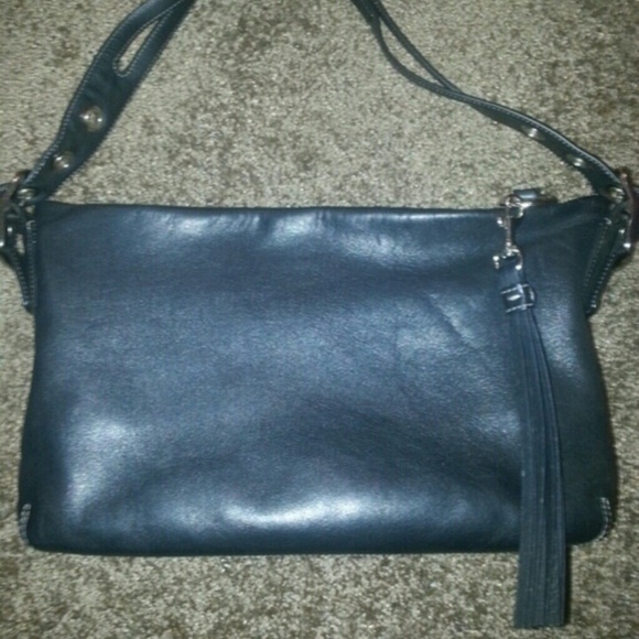 Leather coach purse