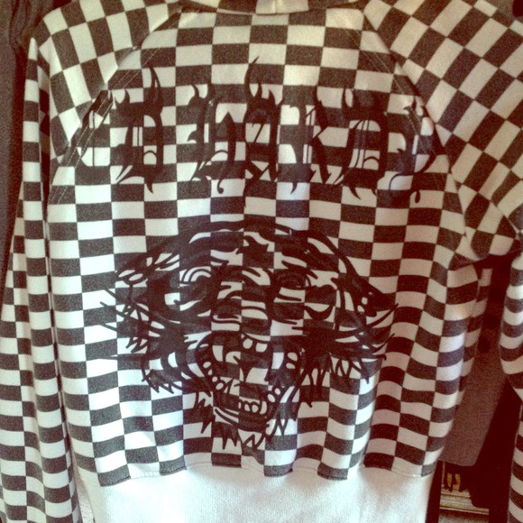 Ed Hardy Tiger Checkered Jacket