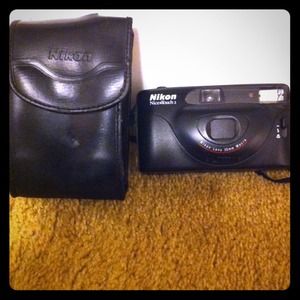 Nikon camera and case