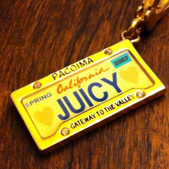 SOLD!!!!! ❤️❤️❤️❤️❤️JUICY CHARM LIC PLATE