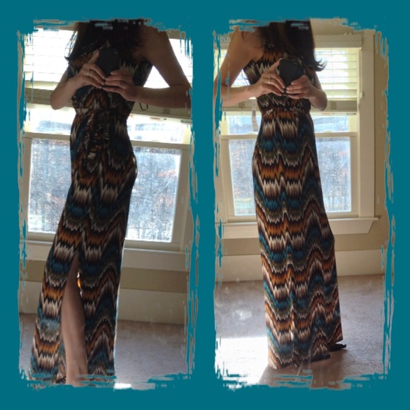 Beautiful multicolor maxi dress
