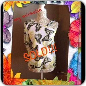 #179  ☀️☀️PRETTY MY MICHELLE BUTTERFLY TOP