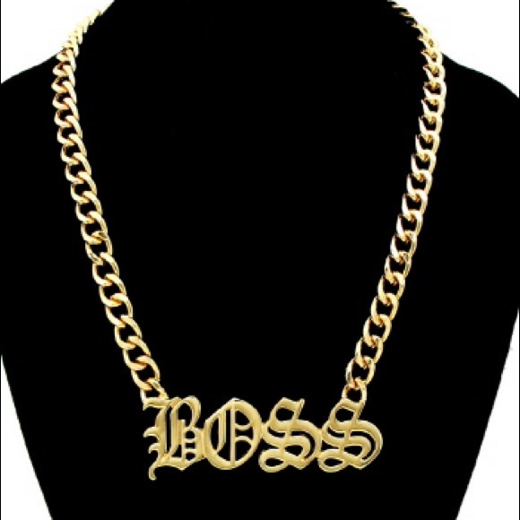Boss Old English Necklaces