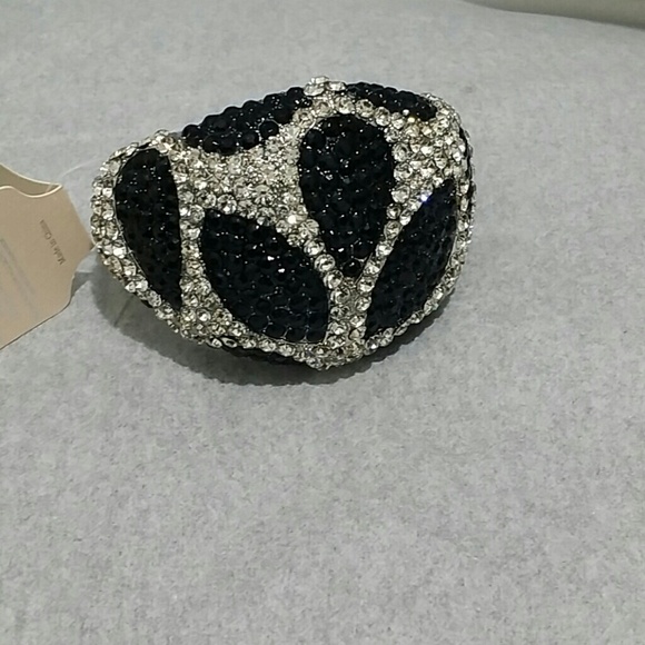 Crystal bracelet black and white