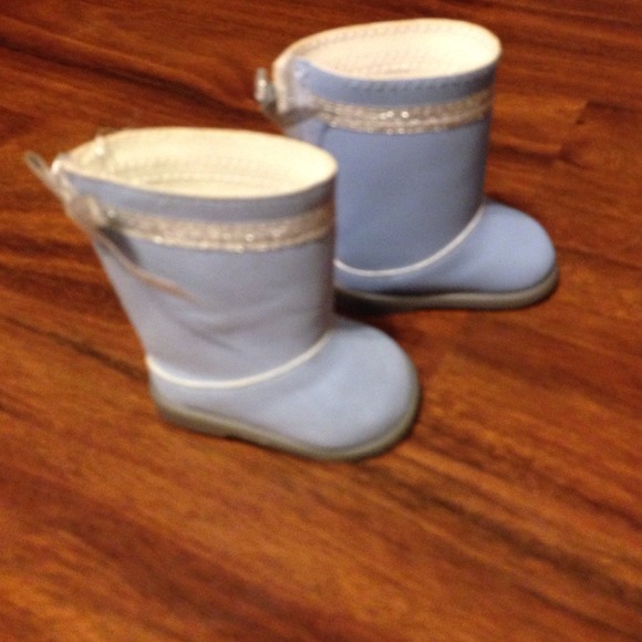 AG blue boots