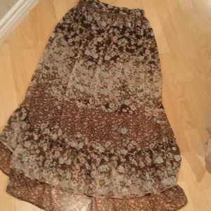 H&m floral maxi skirt