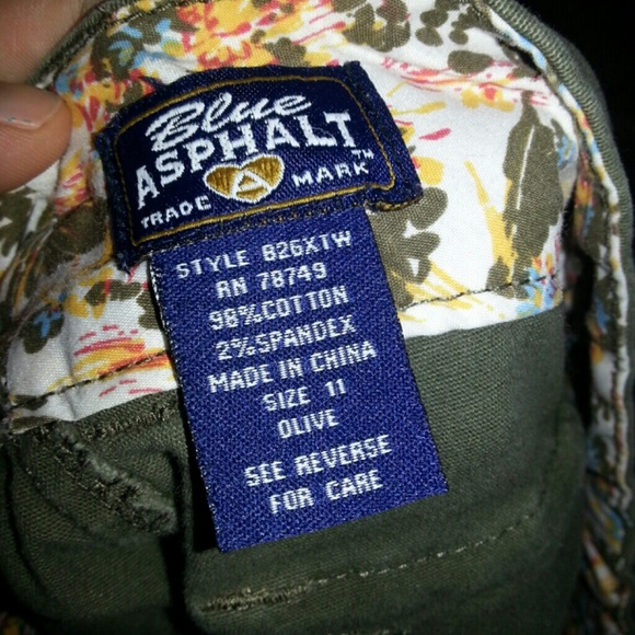 Olive Green shorts - Picture 3 of 3