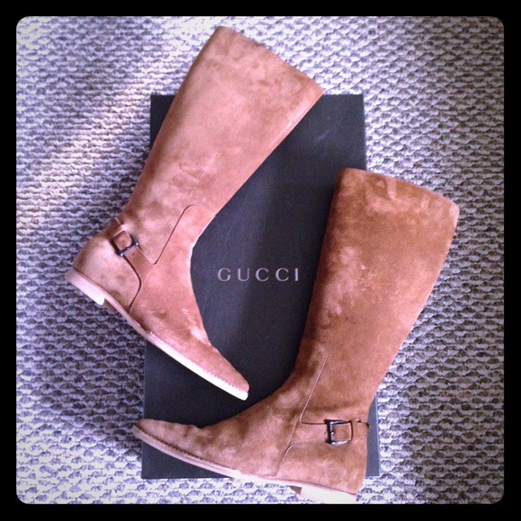 Gucci Boots - HPx3💖 {Gucci Riding Boots} SUEDE w/Box