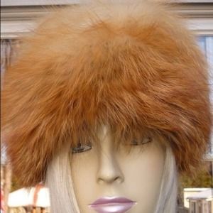 Genuine Red Fox Fur Hat