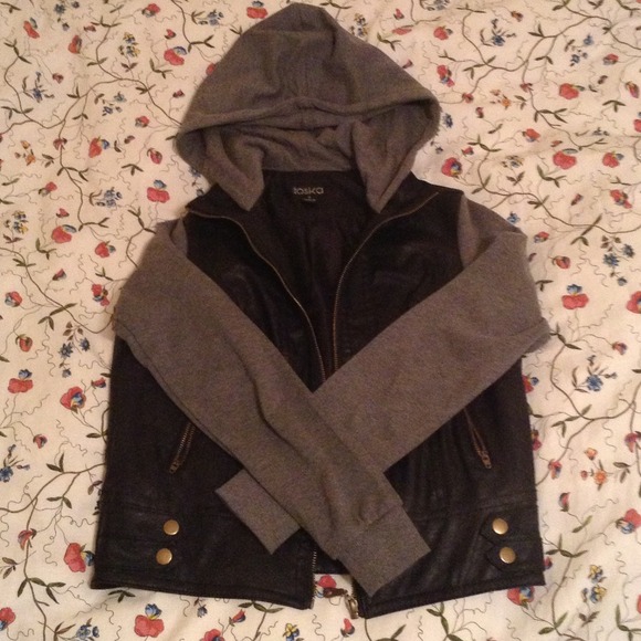 Leather Hoodie