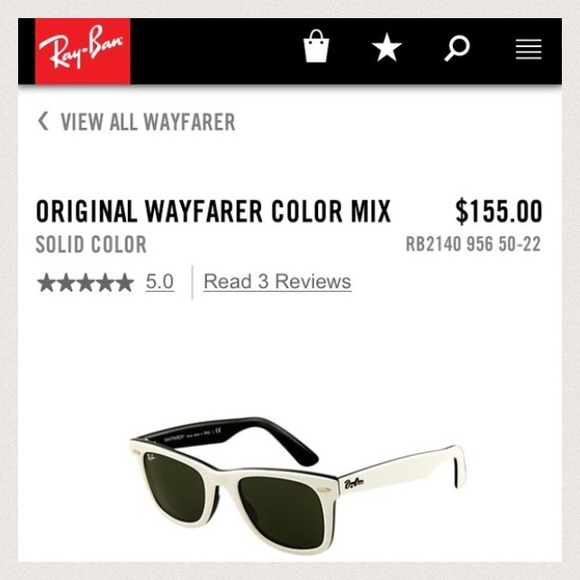 100% Authentic Original Wayfarer Ray-Bans - Picture 1 of 4