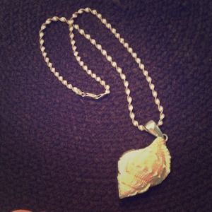 Sterling silver shell necklace