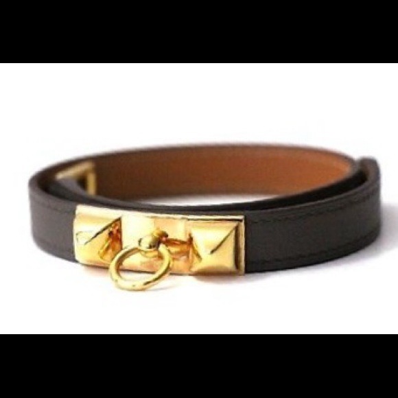 Hermes Collier du Chien Wrap Bracelet | GHW