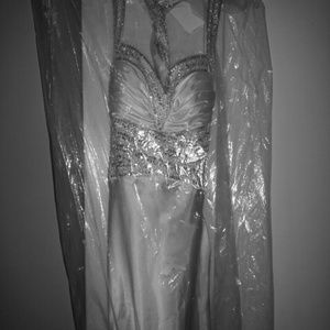 Prom dress picture of front back and bottom. ...