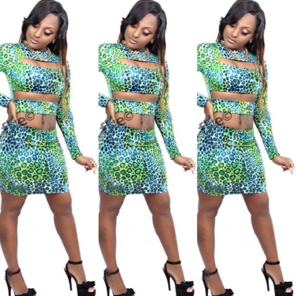 "Cut it out" dress and Tribal bodysuit bundle