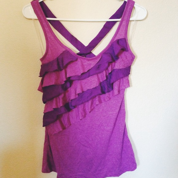 Ruffle X Backed Shirt