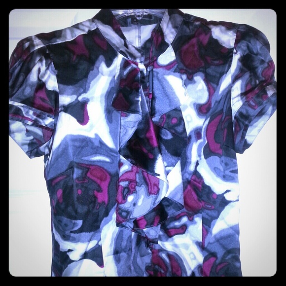 Reduced! Express Design Studio Ruffled Blouse - Picture 1 of 4