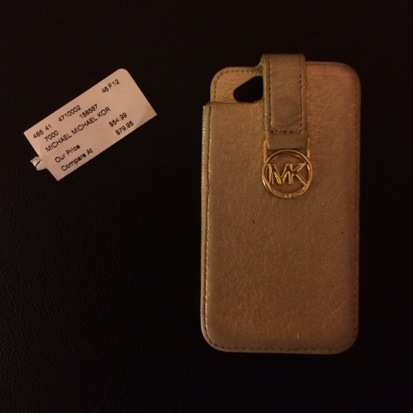 GOLD 100% AUTHENTIC MK IPHONE 4/4s case - Picture 2 of 4