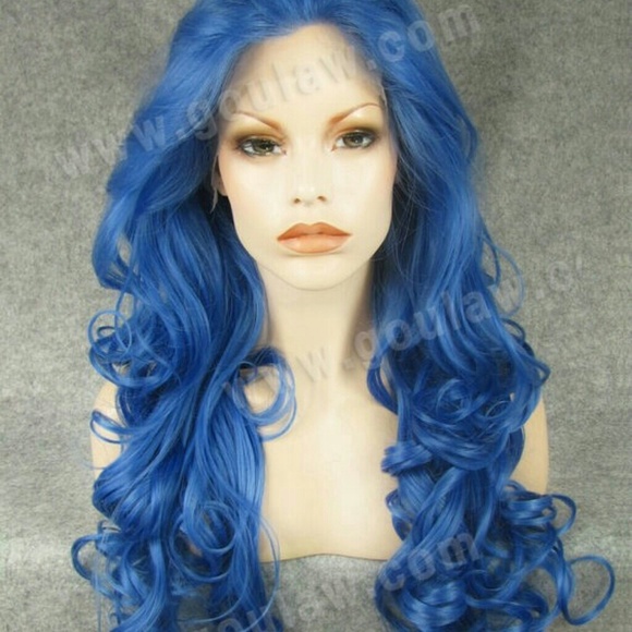 Blue Doll Lace Front Wig 26 inches long - Picture 2 of 4