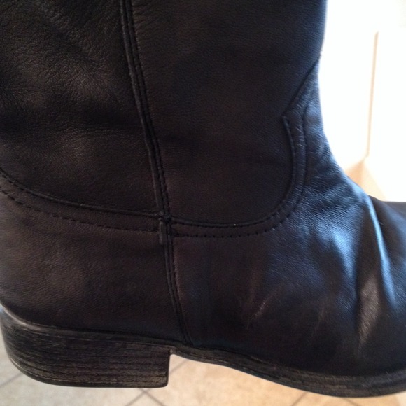 Black zigi boots. Genuine leather - Picture 2 of 2